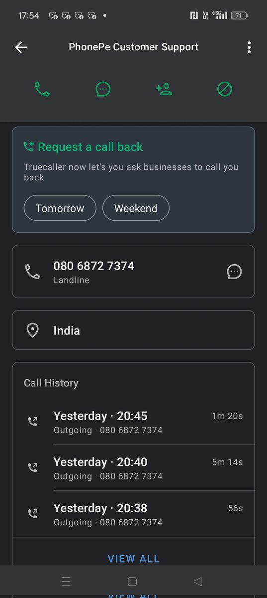 ankitgupta4bjp's tweet photo. @PhonePeSupport मैंने कई बार irctc Railway सपोर्ट कस्टमर केयर कॉल किया PhonePe के सपोर्ट कस्टमर केयर पर कॉल किया वो गुमराह करते रहे irctc की तरफ से यही बताया गया कि जहां से पेमेंट आया है मर्चेंट के पास ही ��ैसा होगा  हमारे पास नहीं आया है मेरा रुपए वापस न आया तो हम कानूनी कार्यवाही करेंगे https://t.co/UTIliL81lC