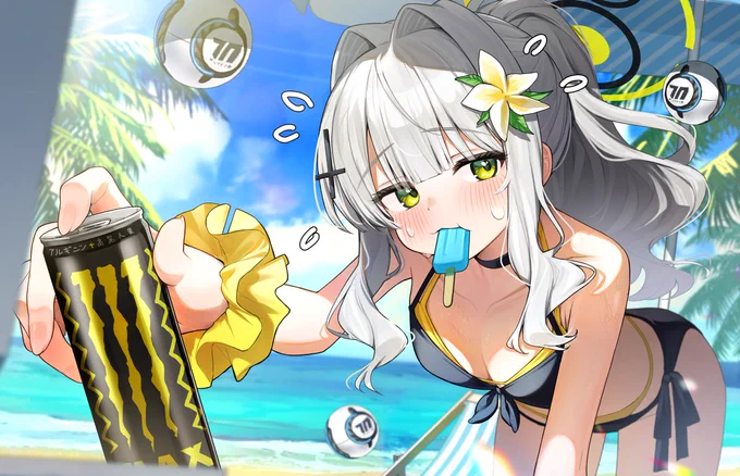 水着ハレ#ブルアカ #ブルーアーカイブ 