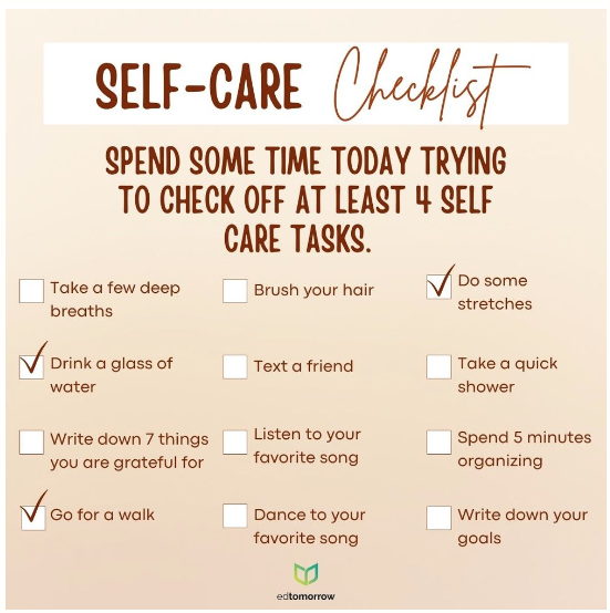 AliefCounseling's tweet photo. Alief Family we made our first week! Give yourself a pat on your back. As we close out a successful start  we encourage you to complete 4 of the tasks below as you head into your weekend. #WeAreAlief 💚#AliefCounselorsHaveYouCoveredwithLOVE💚 https://t.co/uNPjgFe30M