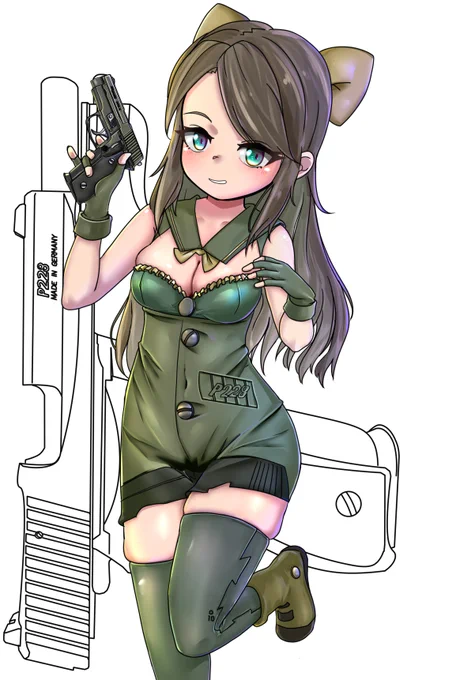 これは昔描いたオリキャラとがんばってつくった3Dモデルですにっぱちゃん 