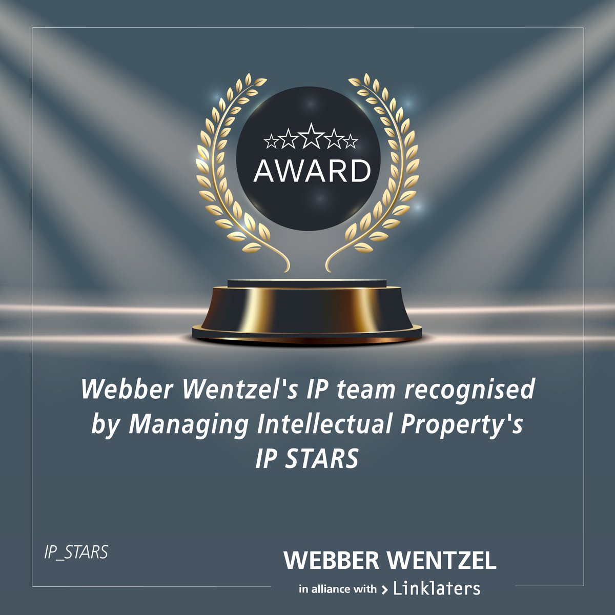 webberwentzel's tweet photo. 🏆 | We are thrilled to announce that our Intellectual Property team has been recognised and ranked by IP Stars in the categories of IP Transactions, Copyrights &amp; Related Rights, and Patents.

#IPStars #IntellectualProperty #Patents #IPTransactions #Copyrights https://t.co/xJfW0GcA8M