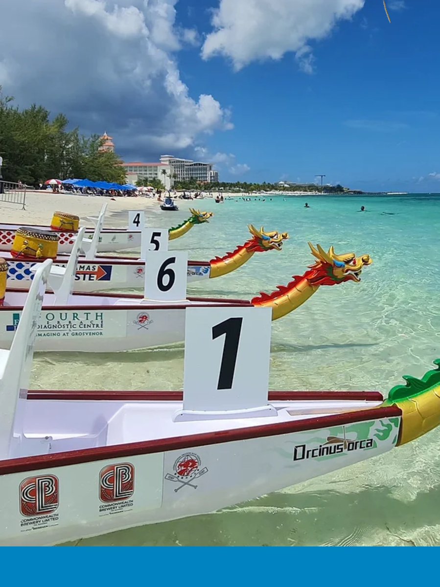 Bahamas1's tweet image. The 3rd Annual Bahamas 
Dragon Boat Festival is almost here! Oct 12-13, 2024 Goodman's Bay #Nassau 
bcdragonboat.com
#dragonboat #dragonboatracing #events