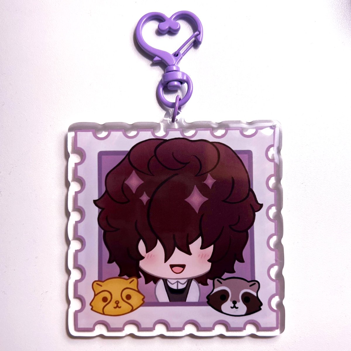 xerx_8's tweet image. i turned edgar allan poestage stamp into a charm how do we feel ( *¯ ³¯*)♡ #poebsd #bsdfanart