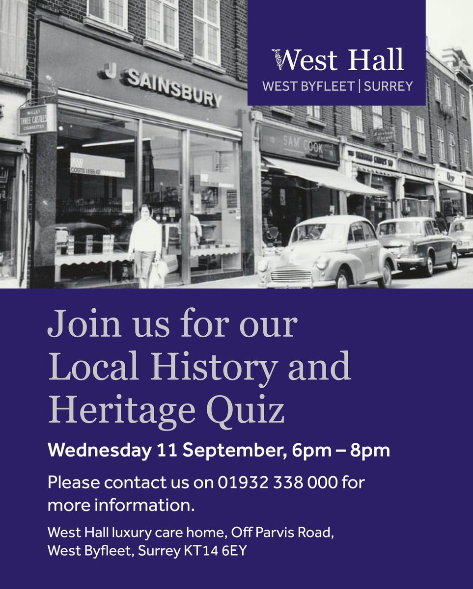 Are you interested in testing your general knowledge skills. Well this will be an event you won't want to miss. Our Woking Men in Sheds will be hosting this themed #QuizNight offering a variety of questions around #Byfleet <a href="/AnchorLaterLife/">Anchor</a> 

How well do U know your area  #history