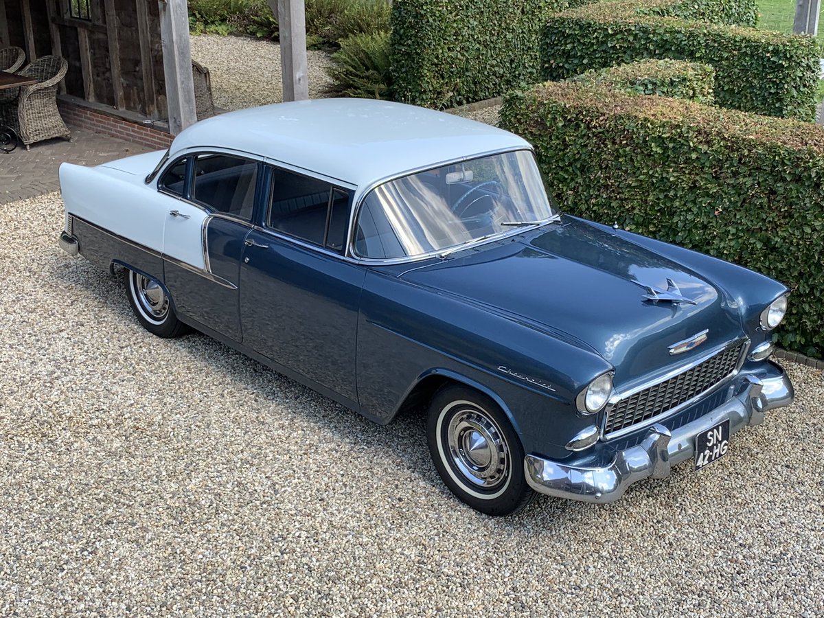 AclassicsNL's tweet photo. Chevrolet Bel Air # 1955 # last owner kept the Bel Air for 40 years # European New delivered # https://t.co/l3QSpu5LqP https://t.co/ZswaNbnMu2