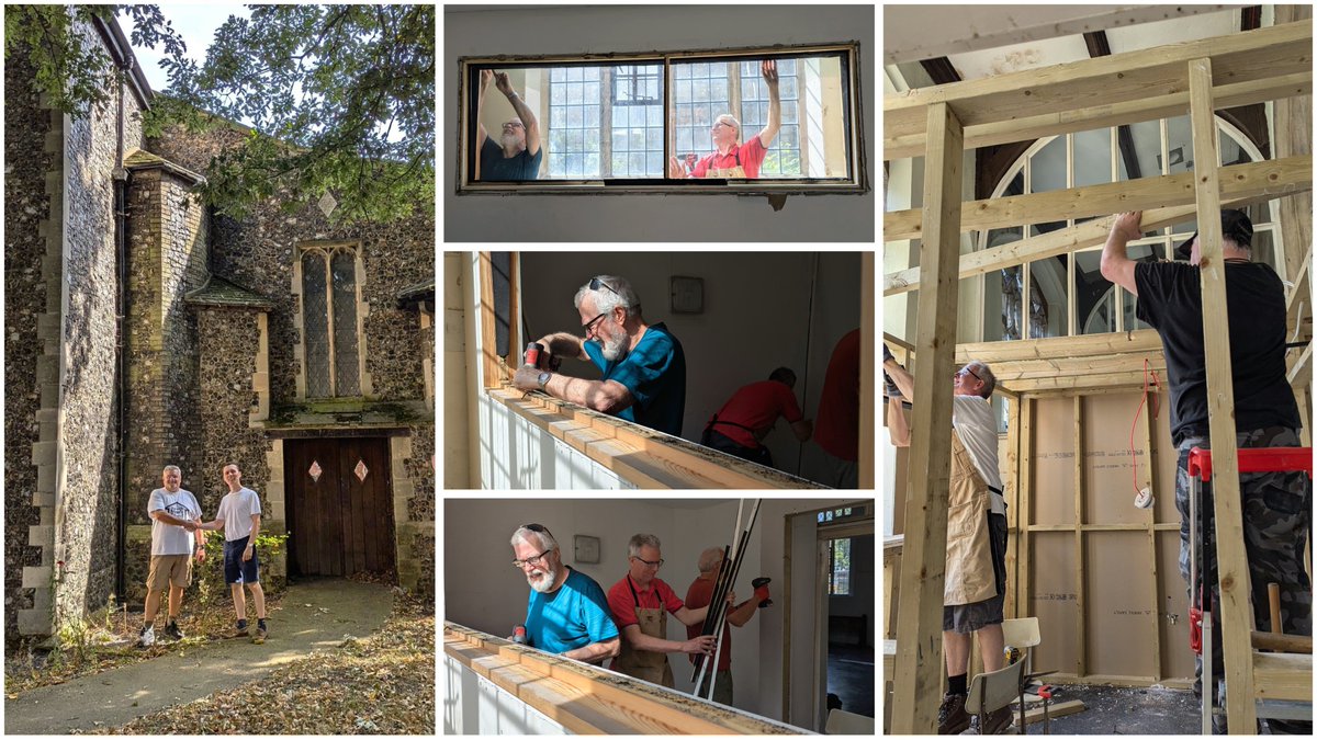 EXCITING NEWS!
We’ve found a new home ! We 're moving to <a href="/NorwichChurches/">Norwich Historic Churches Trust</a>  St Martin at Oak – just round the corner from our current workshops on Pitt St.

We have set up a Crowdfunder to help fund the move and set-up – please help if you can!
crowdfunder.co.uk/p/new-home-for…

#menssheds