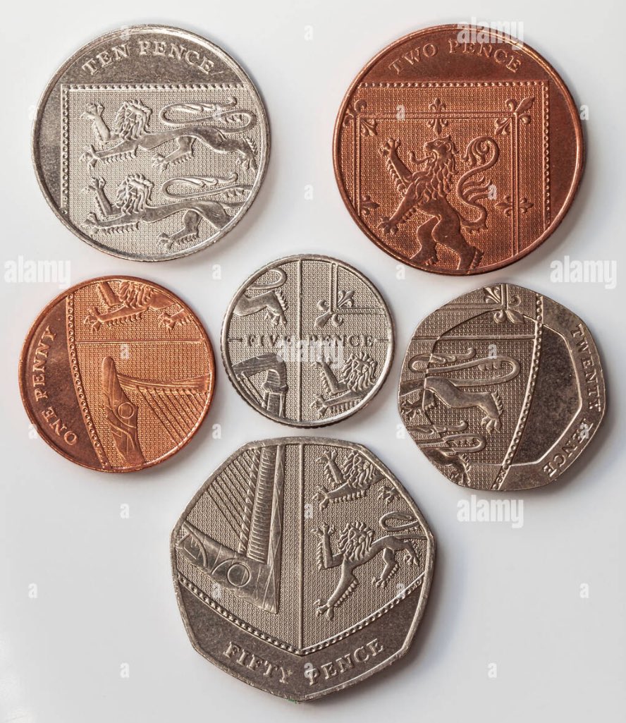 mont3verdi's tweet image. Wusstet ihr, dass sechs verschiedene, nach 2008 erschiene britischen Penny-Münzen, richtig angeordnet, ein (lückenhaftes, aber erkennbares) Bild des Wappenschildes im „The Royal Coat of Arms of the United Kingdom“ zeigen? Verso auf der 1£-Münze ist das Ganze abgebildet. #tidbits