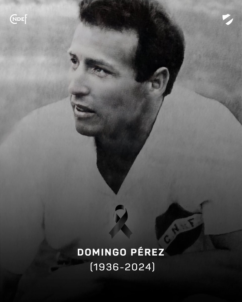 El Club Nacional de Football lamenta profundamente el fallecimiento de Domingo Pérez, quien fue puntero del Decano en la década del 60, siendo muy querido y recordado en la institución.

Oriundo del departamento de Paysandú, supo ser 2 veces Campeón Uruguayo y con la Selección