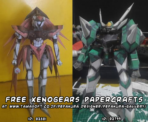 ninjatoespaper's tweet photo. Visit my blog to find the @pepakuradesignr gallery where you can download these @Rmat2004's free #Xenogear #papercrafts 🤖✂️ +lots more:
https://t.co/GqKvBadknw 😀
#ペーパークラフト #pepakura #printable #bouwplaat #bastelbogen #recortable #armable https://t.co/JiIoKm5OOt