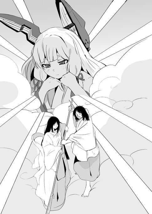 今回の叢雲ちゃん10周年合同に猫の者(@nekonomono )と一緒に参加させて頂きました〜!よろしくお願い致します🙇 