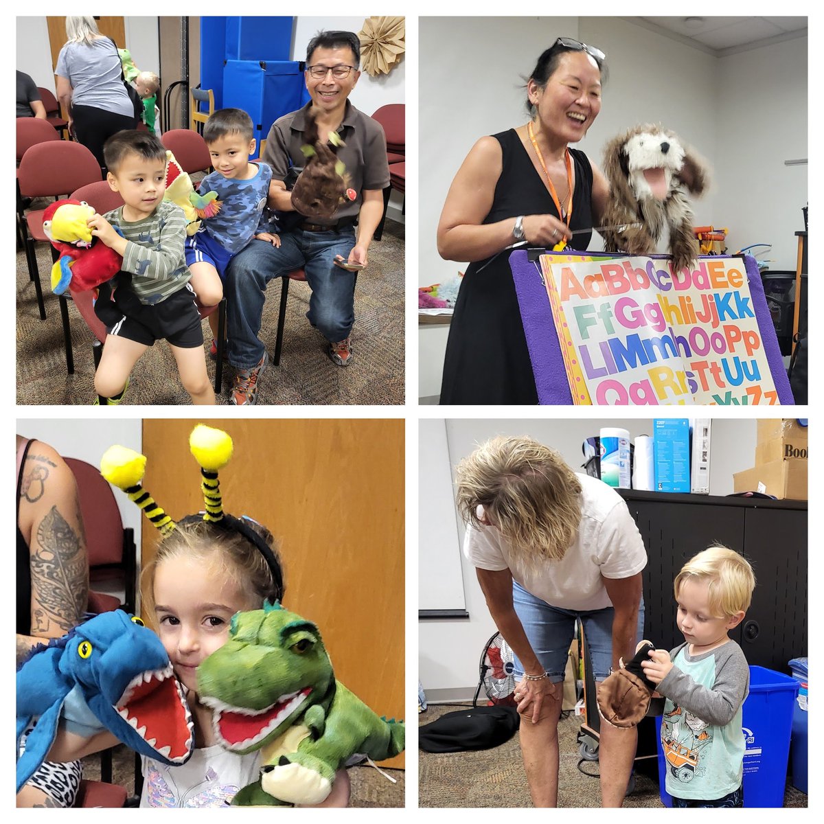 LinPubLibRI's tweet image. Kids had a great time with Leigh Baltzer &amp;amp; friends from Through Me to You Puppetry! #puppets #songs #interactivefun Big thanks to the Friends of the Lincoln Public Library for making his event possible!