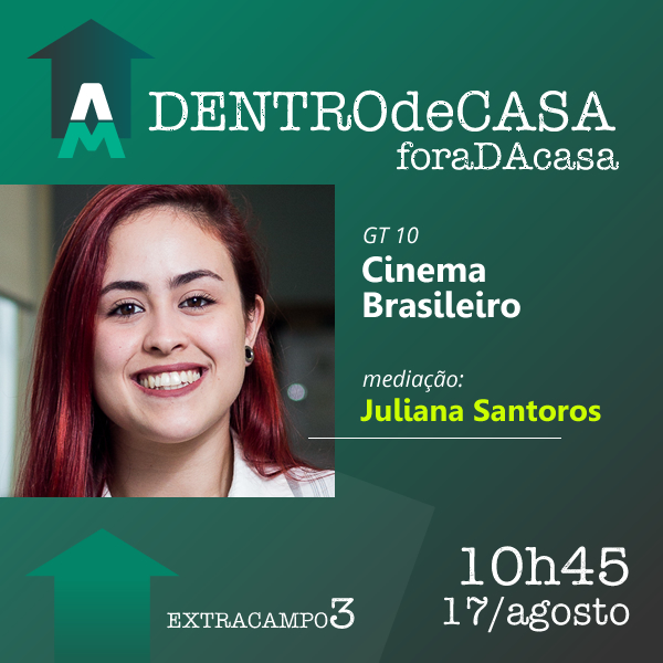 ExtraCampoUAM's tweet photo. 10h45 - 12h15 • GT 10
CINEMA BRASILEIRO
mediação: Juliana Santoros Miranda
Ainda dá tempo de se inscrever para assistir! Acesse: https://t.co/9tNihrDi64
Coordenação: Jamer Mello
Realização: PPGCOM Universidade Anhembi Morumbi - São Paulo
#jornadaextracampo #jornadaextracampo2024 https://t.co/zZ7CDAlm0V