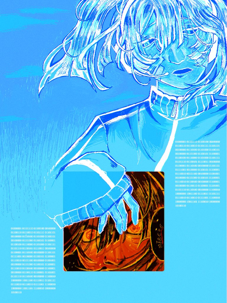 mibexe_'s tweet photo. So I could only stare, dumbfounded, at the burnt wreckage that had been the town. 
🎧
#カゲロウデイズの日 #カゲプロ #kgpr_FA #kagepro #kagerouproject https://t.co/OjMEgv9FF0