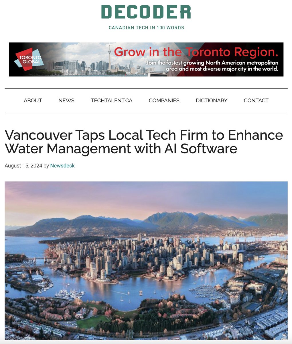 infinitiiai's tweet image. News @DecoderDotCa on @infinitiiai's #flowworks #software sale to @CityofVancouver for 200 flow &amp;amp; level locations, 38 combined sewer overflow locations, 14 rainfall locations, 23 water quality sampling locations &amp;amp; 2 groundwater wells decoder.ca/vancouver-tech…

$IAI.cn $CDTAF $7C5