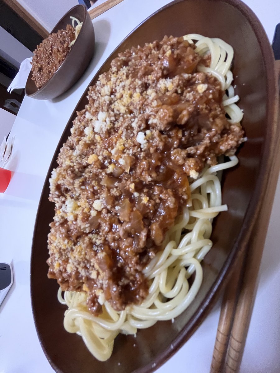 てづくりミートスパ美味しかった🥹
いつもありがとう🫡