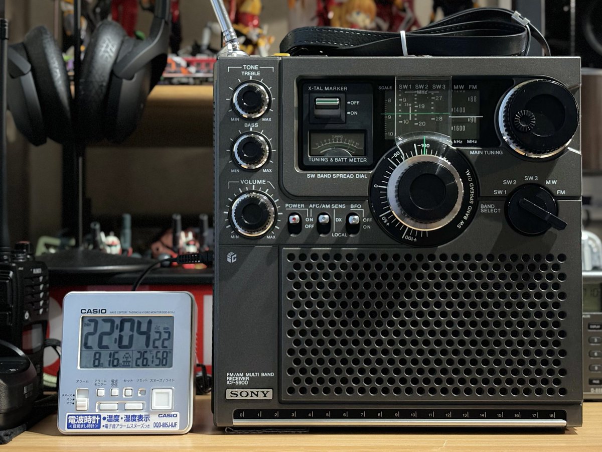 jp1jsvhl745's tweet photo. エンディングの頃に安定するラジオタイランド🇹🇭 QSBも浅くなる〜初めから〜📡

#ラジオタイランド 
#短波放送 #BCL #BCLラジオ 
#ICF5900 #SONY https://t.co/KVWw9qPwQn