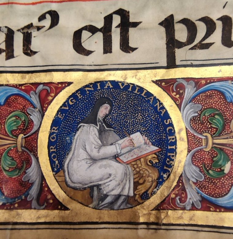 Suzanne Karr Schmidt (@drkarrschmidt) on Twitter photo Her Manuscript!
Canoness Eugenia Villana is all over this 1552 Italian choir book manuscript. Talk about a triple threat (music, calligraphy, illumination)!
#Nuntastic <a href="/NewberryLibrary/">Newberry Library</a> (Case MS 115.5) Her Manuscript!
Canoness Eugenia Villana is all over this 1552 Italian choir book manuscript. Talk about a triple threat (music, calligraphy, illumination)!
#Nuntastic <a href="/NewberryLibrary/">Newberry Library</a> (Case MS 115.5)