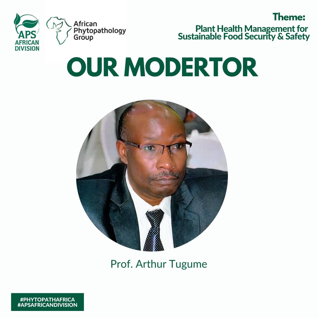 We are now moving to the panel discussion section to be moderated by : <a href="/aktugumeAKT/">Arthur Tugume</a> of
<a href="/MakCoNAS/">Makerere University College of Natural Sciences</a> with 
<a href="/CarolIbe8/">Dr. Carol N. Ibe</a> of <a href="/CambridgeGloba1/">Cambridge Global Challenges</a> <a href="/Cambridge_Uni/">Cambridge University</a>
&amp; Prof. Justin of @WAVE_RCe <a href="/Universite_FHB/">UFHB</a> as our panelists
<a href="/DICTSMakerere/">Directorate For ICT Support - Makerere University</a>
<a href="/MakerereNews/">Makerere University News</a>
<a href="/narouganda/">NARO Uganda</a> <a href="/plantdisease/">The American Phytopathological Society</a> <a href="/APS_OIP/">APS Office of International Programs</a>