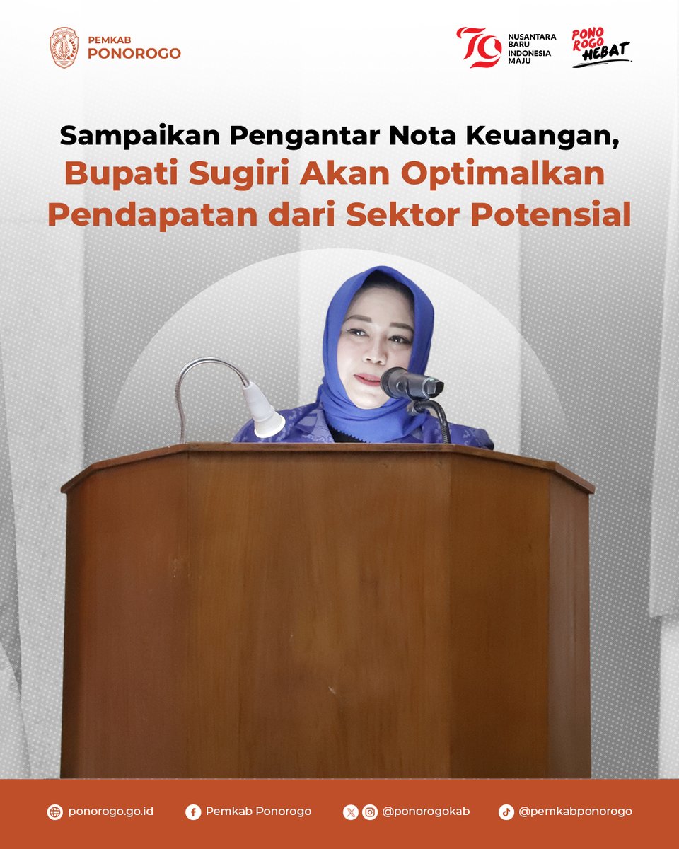 PonorogoKab's tweet image. “Terjadi perkembangan yang tidak sesuai dengan asumsi kerangka makro ekonomi daerah dan kerangka pendanaan,” terang Kang Bupati dalam pengantar nota keuangan.

Selengkapnya: ponorogo.go.id/2024/08/15/sam…

#ponorogoHEBAT #ponorogokab #apbd #rapatparipurna #keuangan