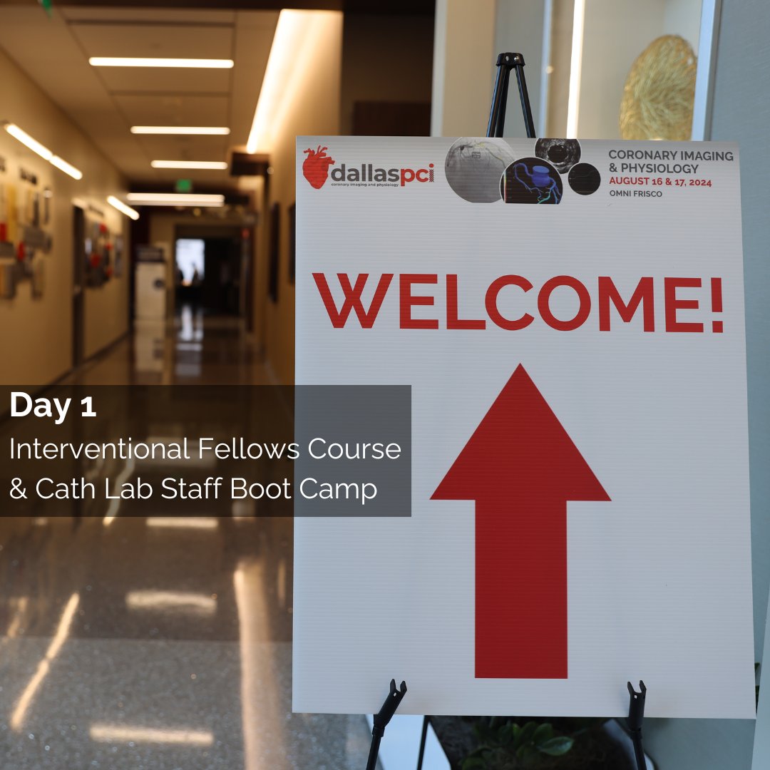 We are LIVE from Baylor Scott &amp; White The Heart Hospital - Plano for Dallas PCI Day 1!

Day 1 will include the Fellow's Interventional Course and Cath Lab Staff Boot Camp.

Attendees, make sure to follow, like, and repost this post for a chance to win a $50 Amazon gift card!