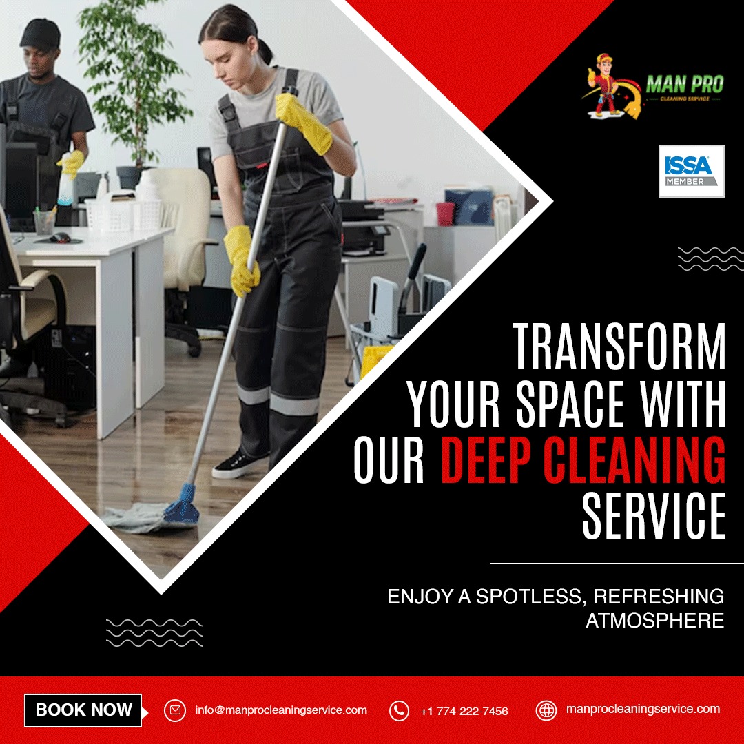 Transform your space with our deep cleaning service! Experience the joy of a spotless home, where every corner shines. Let us handle the dirt and grime, so you can enjoy a pristine sanctuary.

Visit - manprocleaningservice.com
#IoT #InternetOfThings #SmartTech #ConnectedDevices