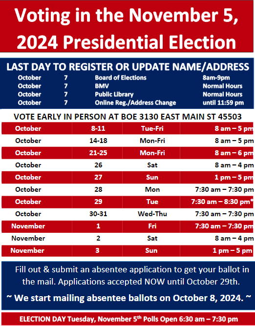 Make your plan to vote!