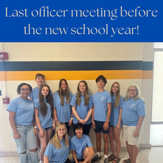 We just wrapped up the final officer meeting before the 24-25 school year. We’re very excited for what’s to come. Stay tuned to see what our chapter accomplishes this year!