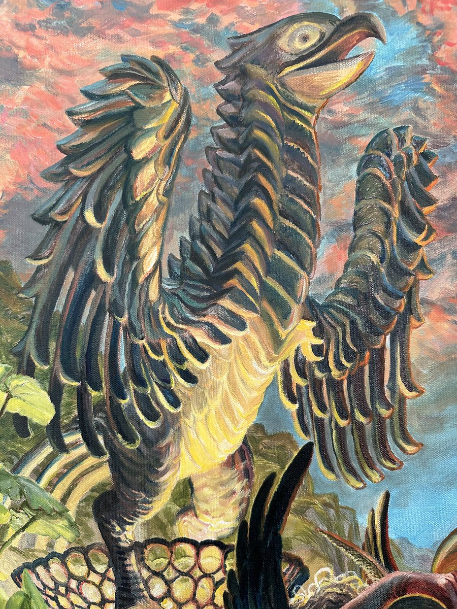 andredfred's tweet photo. Here’s some details of this piece I took as I’m moving it off the easel to dry https://t.co/pjZAGf7TiG