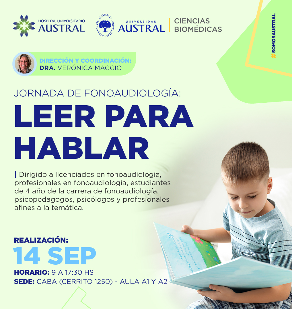 📣Inscripciones abiertas | Jornada de Fonoaudiología: Leer para a Hablar

El objetivo de esta actividad es explicar el modo en que se enseña la lectura como una herramienta facilitadora para comprender y utilizar el lenguaje oral. ✅

Más información 👉 goo.su/tRTvKB