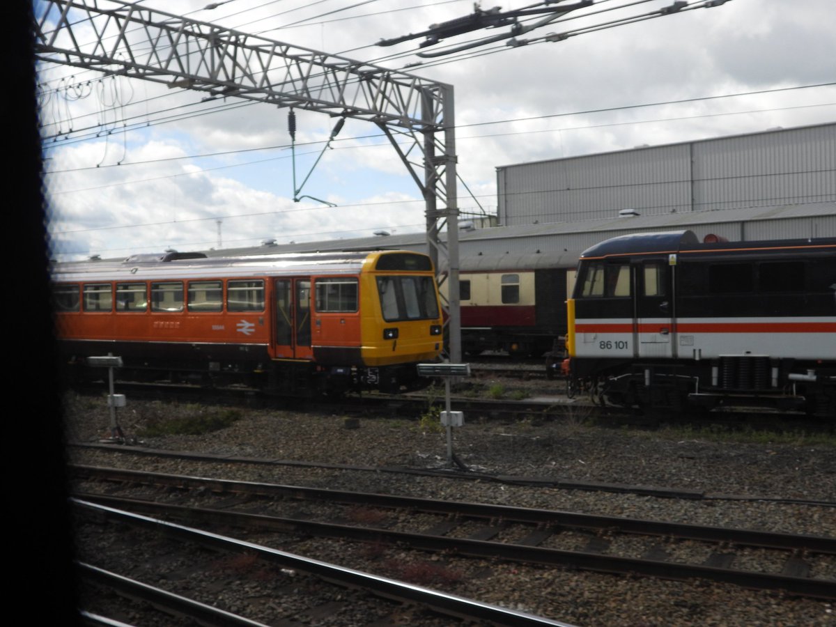 DanSpotter86's tweet image. THE PACER NOT FOR BLACKPOOL!!! 

Here's a shot of @LocoServicesGrp Class 142003 seen here at Crewe Carriage sidings on August 9th 2024.
#Class142 #Class142pacer #Class142003 #Crewe #wcml #lsl