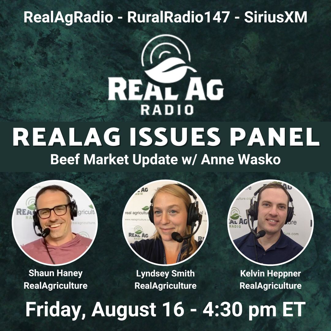 RealAgriculture (@realagriculture) on Twitter photo Catch #RealAgRadio at 430 E on <a href="/RuralRadio147/">RURALRADIO147</a>! <a href="/shaunHaney/">Shaun Haney</a> is joined by <a href="/annewasko/">Anne Wasko</a> of the Gateway Livestock Exchange for #BeefMarketUpdate. Hear <a href="/RealLoudlyndsey/">Lyndsey Smith ๐๐</a> & <a href="/KelvinHeppner/">Kelvin Heppner</a> discuss the potential rail strike, CFSI results, Chuck Strahl passing & more on RealAgIssuesPanel! Catch #RealAgRadio at 430 E on <a href="/RuralRadio147/">RURALRADIO147</a>! <a href="/shaunHaney/">Shaun Haney</a> is joined by <a href="/annewasko/">Anne Wasko</a> of the Gateway Livestock Exchange for #BeefMarketUpdate. Hear <a href="/RealLoudlyndsey/">Lyndsey Smith ๐๐</a> & <a href="/KelvinHeppner/">Kelvin Heppner</a> discuss the potential rail strike, CFSI results, Chuck Strahl passing & more on RealAgIssuesPanel!
