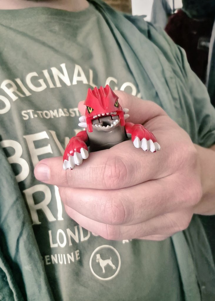 TheThornet's tweet photo. I wasn't prepared for Cute Groudon, he's such a baby https://t.co/yjELVFHWSj