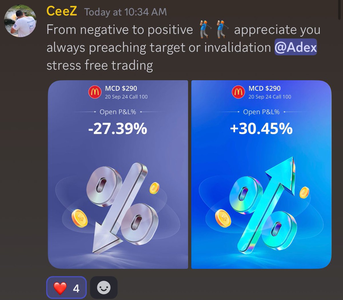 AdexTrades's tweet photo. $MCD 

#StressFreeTrading 🏌🏾

@BigCeez89 https://t.co/qsEnOhHLce