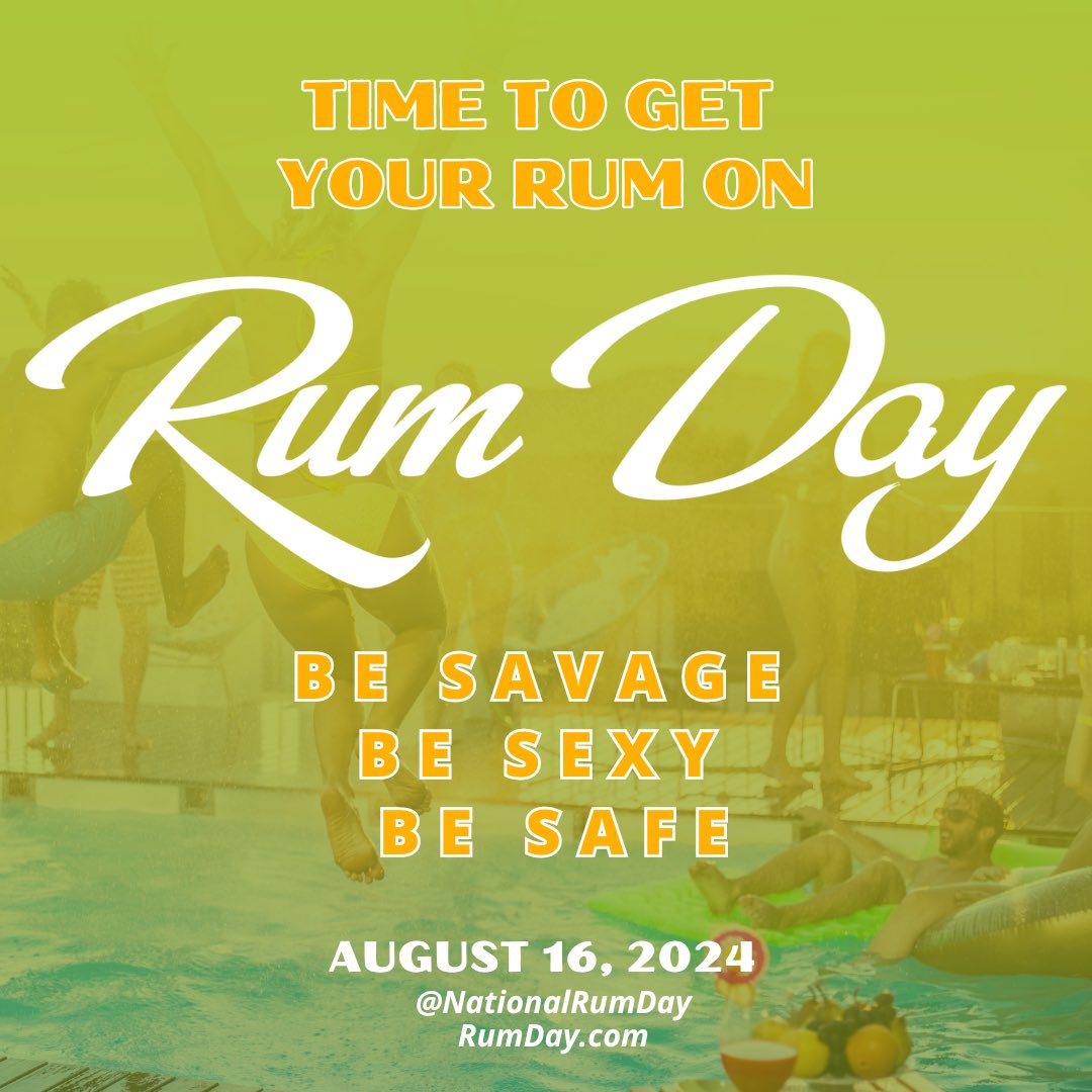 HAPPY RUM DAY!!
#rumday #nationalrumday #rum #rhum #liquor #makeanydayrumday #pinacolada #mojitos #bluehawaiian #daiquiris #rumandcoke #maitai