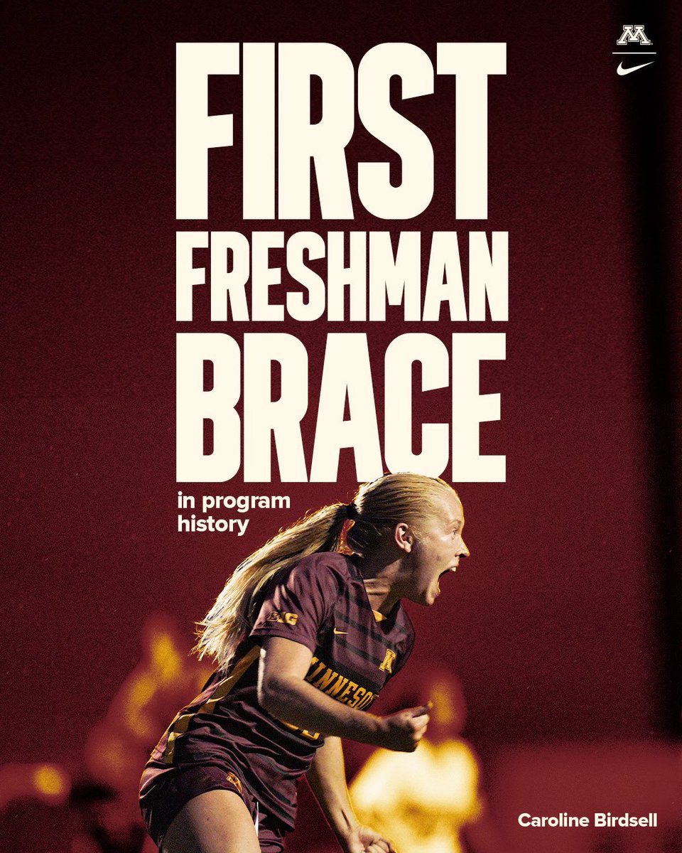 GopherSoccer's tweet photo. 𝐀 𝐁𝐢𝐫𝐝𝐬𝐞𝐥𝐥 𝐁𝐫𝐚𝐜𝐞.

Birdy begins her career making history 💫

#ThisIsHome | #Gophers〽️ https://t.co/XAMJwLoUIq