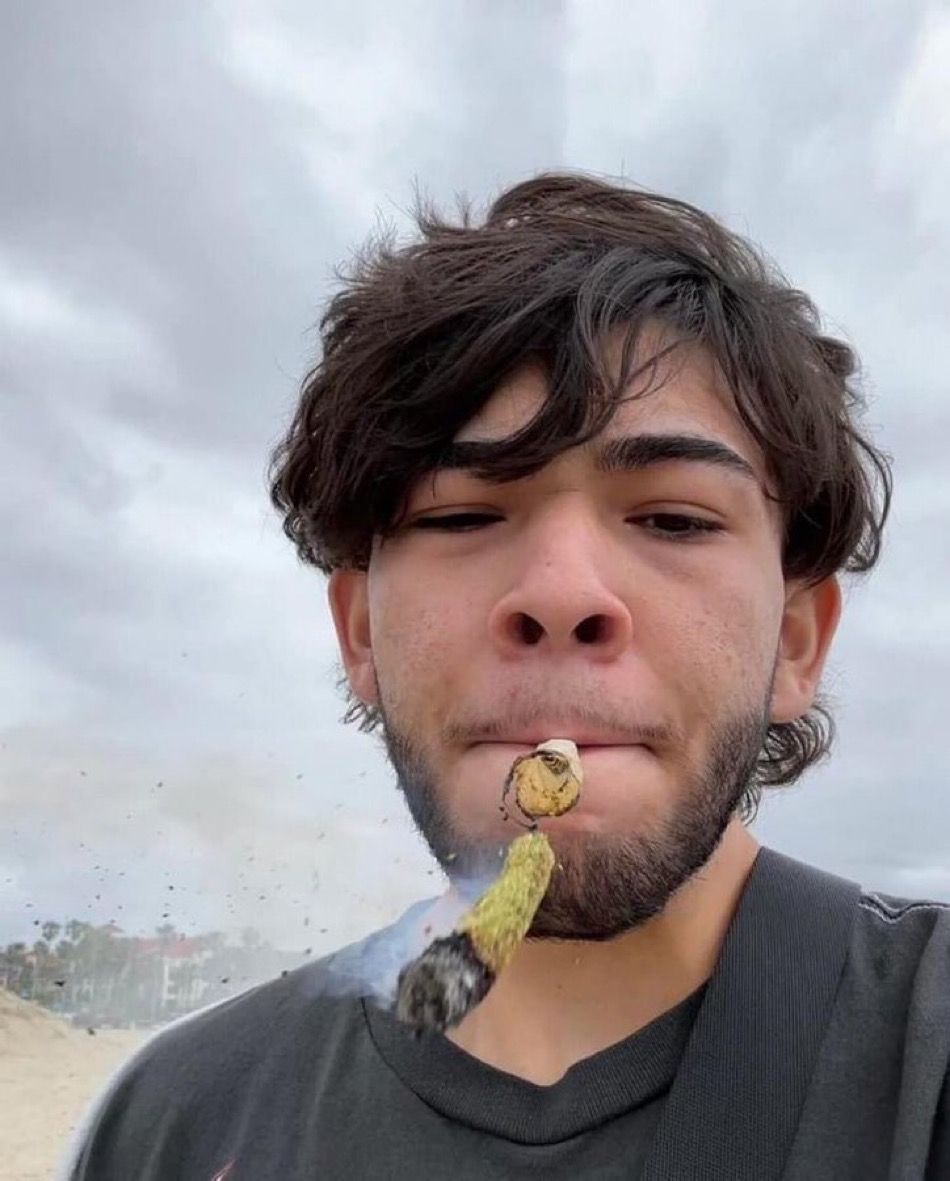 Caught the moment of disaster