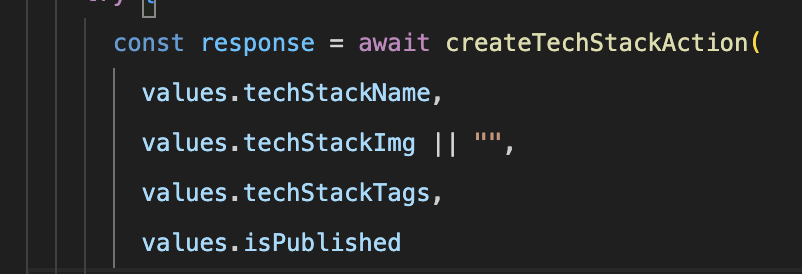 rahulmoreweb3's tweet image. it took me 30 mins to debug that &quot;values.techStackImg&quot; should be above &quot;values.techStackTags&quot; in sequence wise,  typescript making me mad....