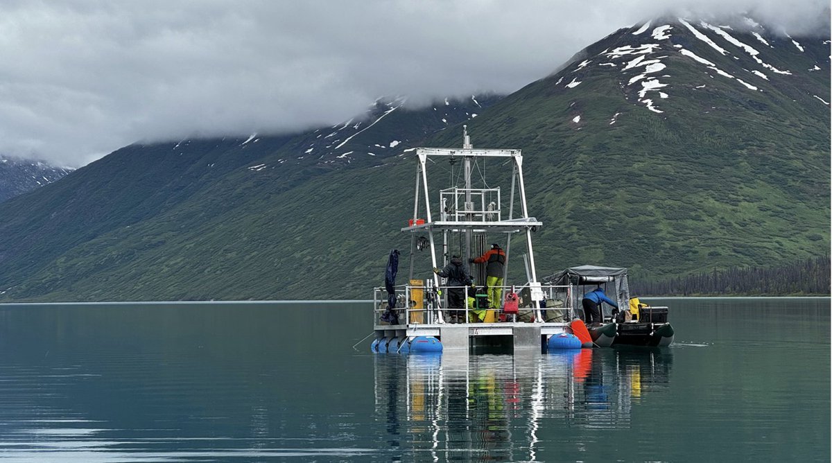 nau_ses's tweet image. The NAU paleoclimate group spent the summer coring Alaska lake sediments to obtain records of glacier and climate fluctuations.  Very successful field work, and the views weren&apos;t bad either... @USGS_Quakes @Battelle  @NSF @npmckay @DKaufman1