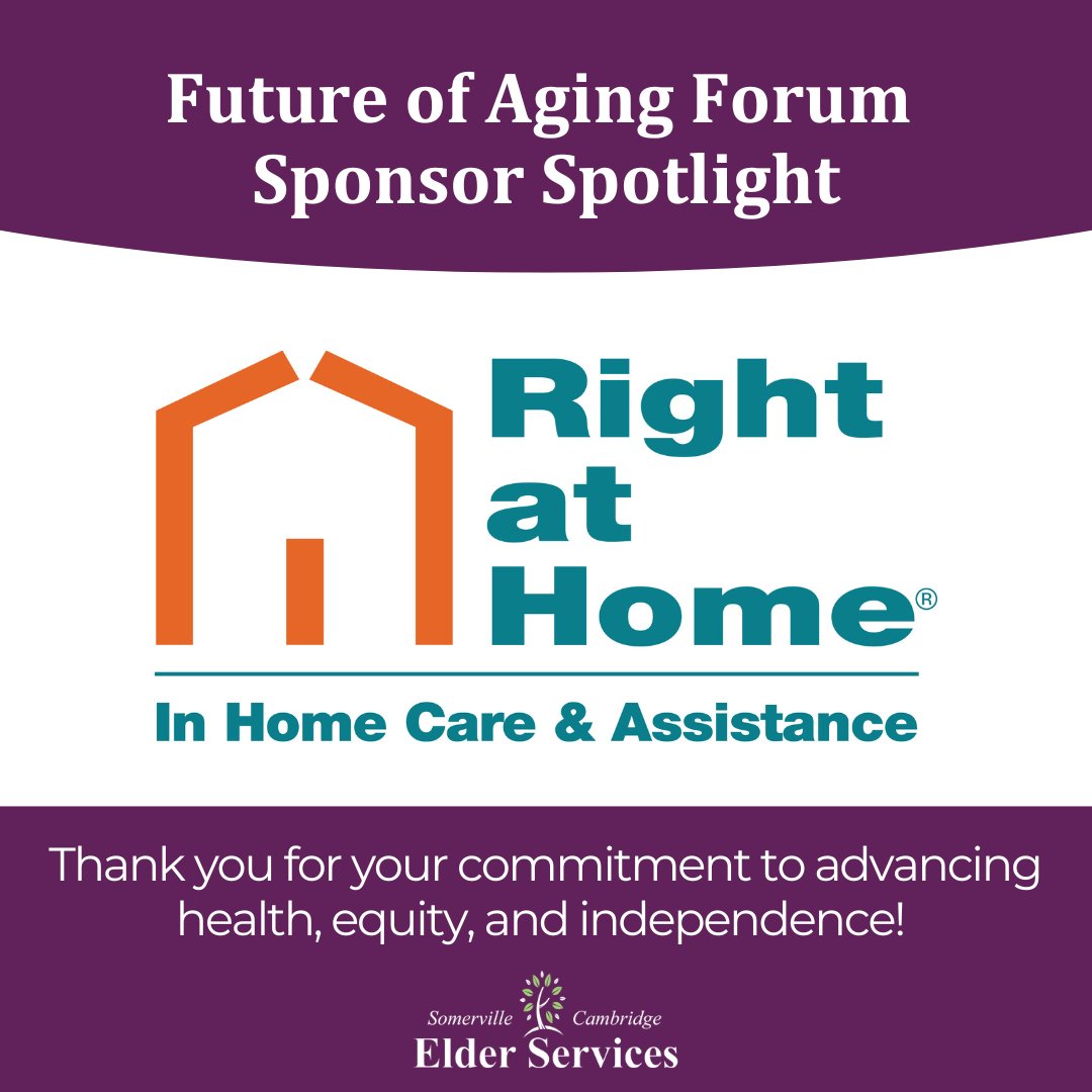 Thanks, Right at Home for sponsoring our Future of Aging Forum and for your commitment to advancing health, equity, and independence! 

Learn more about the Forum at eldercare.org/forum.
