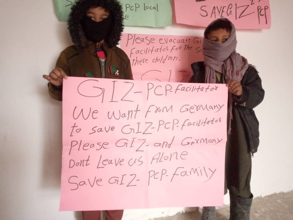 To the honorable people of Germany!!! Plz raise our poor voice &amp;crying to your authorities Gov of Germany! The BMZ OKV rejected our case applications,! We are the GIZ-PCP at death threats in 🇦🇫 due to worked with GIZ plz #save_rejected_GIZ_PCP_facilitators