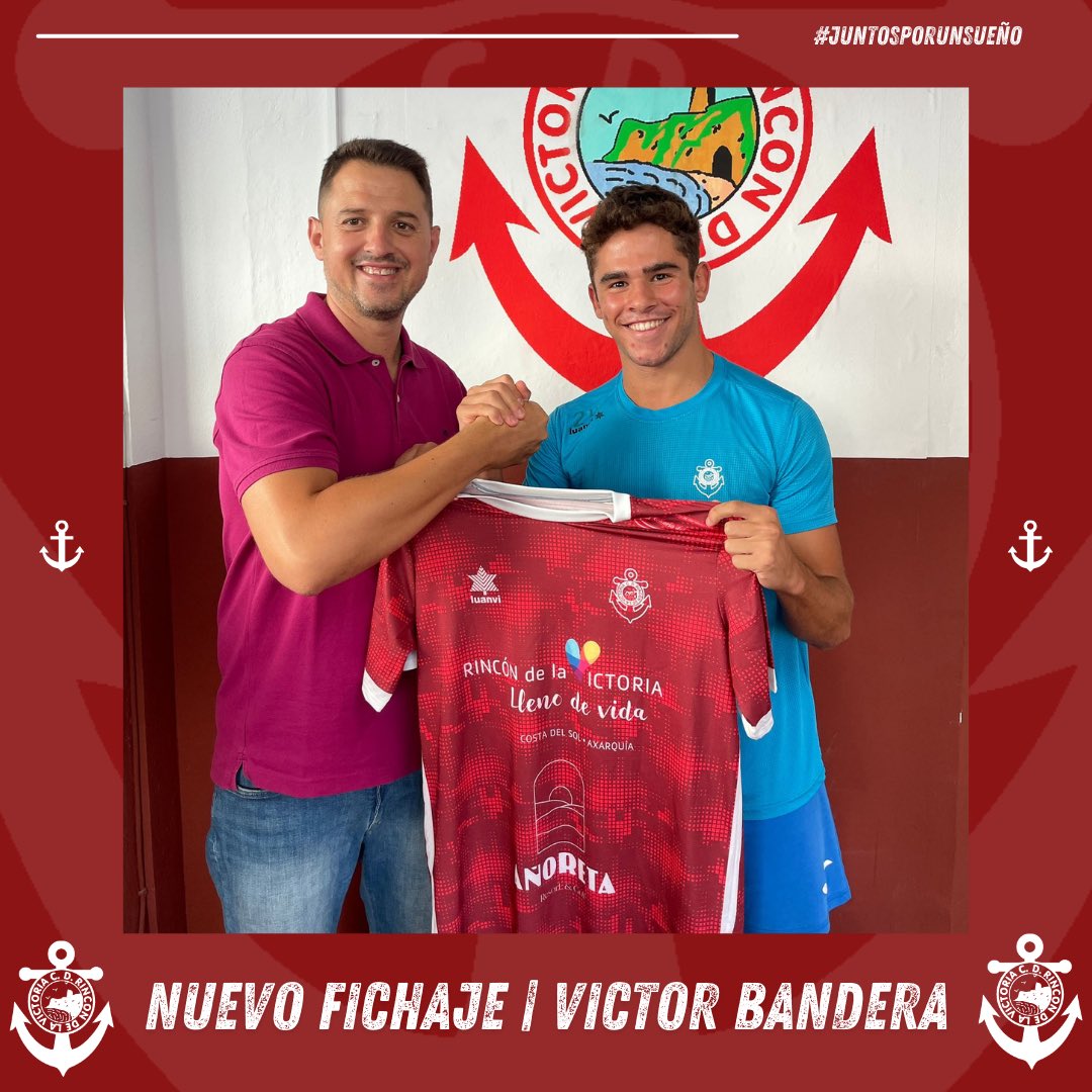 🤝🏼 𝗩𝗜𝗖𝗧𝗢𝗥 𝗕𝗔𝗡𝗗𝗘𝗥𝗔 - 𝗣𝗥𝗘𝗦𝗘𝗡𝗧𝗔𝗖𝗜𝗢𝗡

ℹ️ Nuestro director deportivo Antonio Matez, ha presentado a Víctor Bandera como nuevo jugador del #CDRincón para la próxima temporada 2024/25.

#JuntosPorUnSueño🔴⚓️