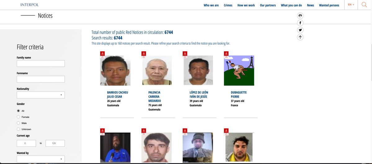 sacrebleupierre's tweet photo. Looks like @INTERPOL_HQ is looking for $pierre :/ https://t.co/zBWvJVf1cN