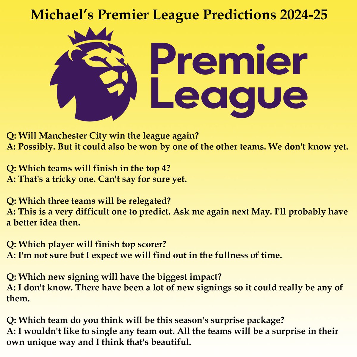 Sir Michael tweet media