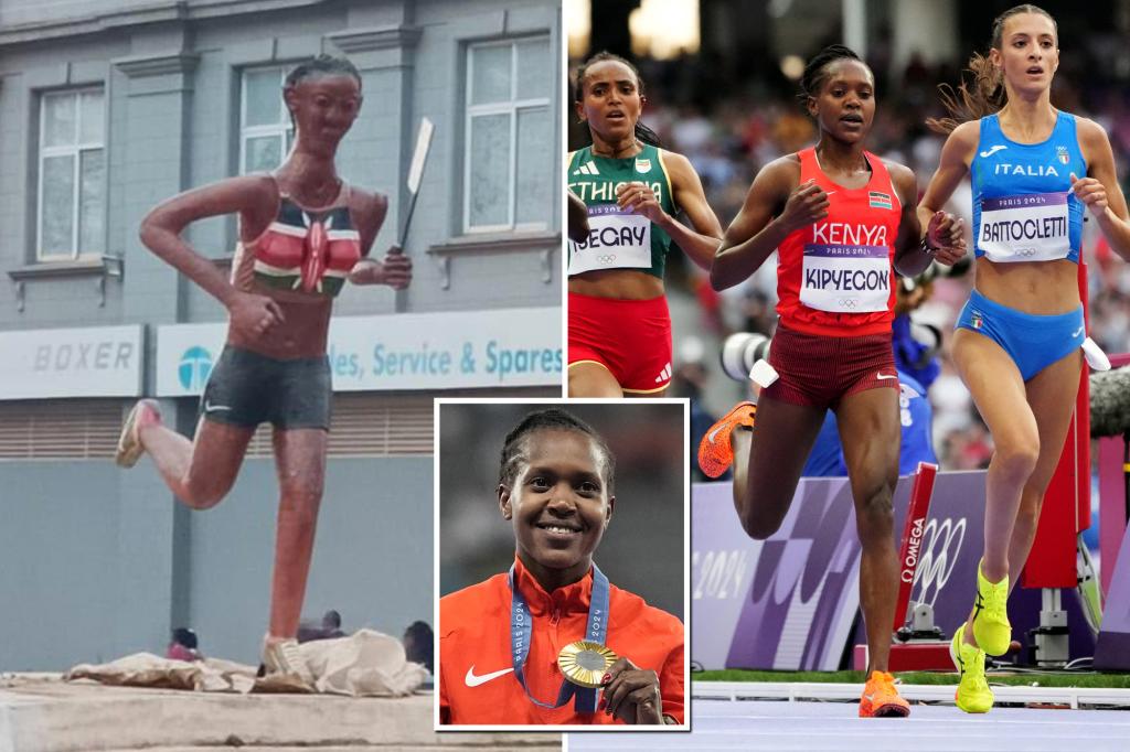 nypost's tweet photo. Statues depicting Kenyan runners are so ‘embarrassing,’ they spark uproar, have to be removed https://t.co/KxrQBH4zO1 https://t.co/9N0jTuxwFg