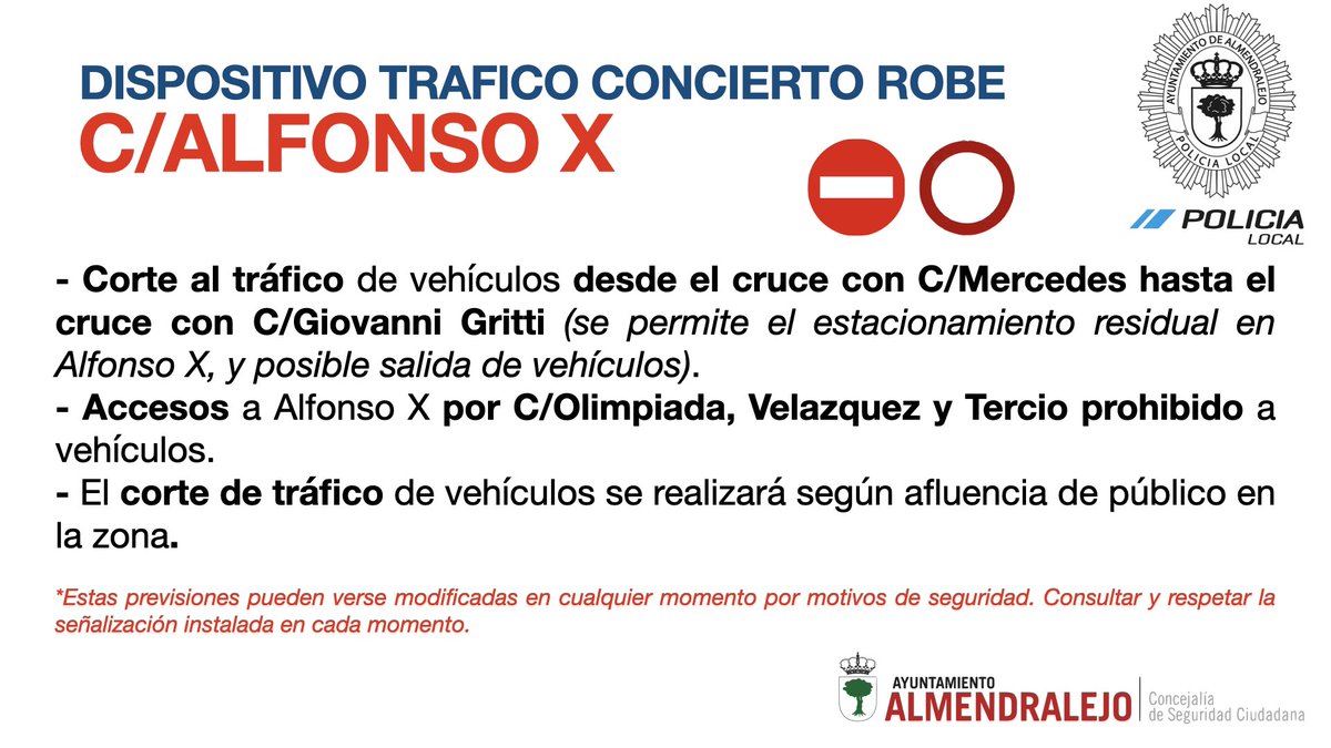 Policía Local Almendralejo tweet media