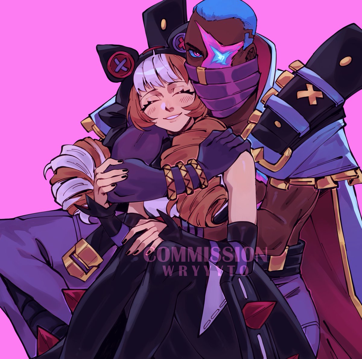 w_r_y_y_y_t_o's tweet image. commission!
#leagueoflegends #Gwen #Pyke