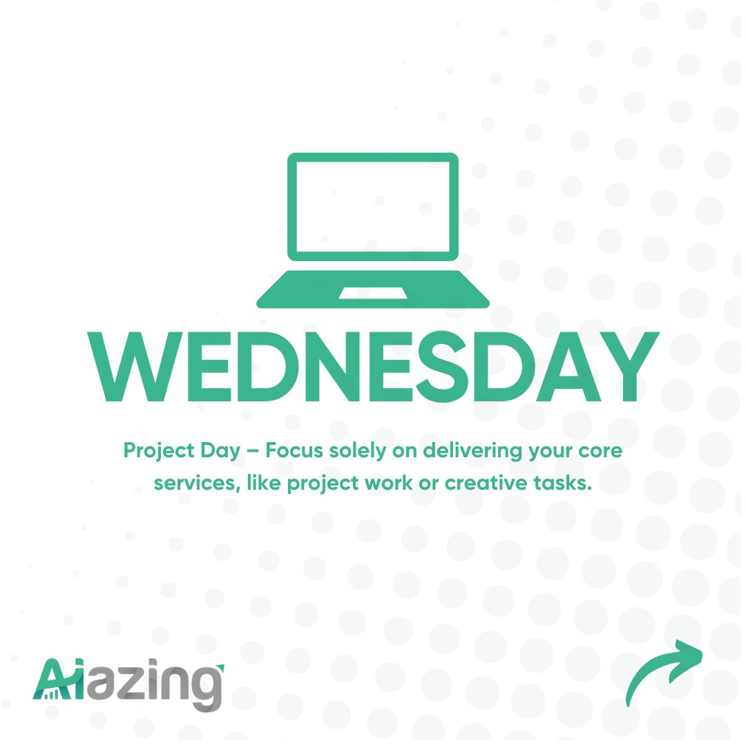 AiazingL's tweet photo. Instead of switching between different types of tasks throughout the day (like invoicing, client calls, and project work), dedicate specific time blocks or entire days to focus on one type of task.

#FreelanceLife #Aiazing #StayOrganized #ContractorLife #FreelancerFacts #fyp https://t.co/Nbm6Si7Irc
