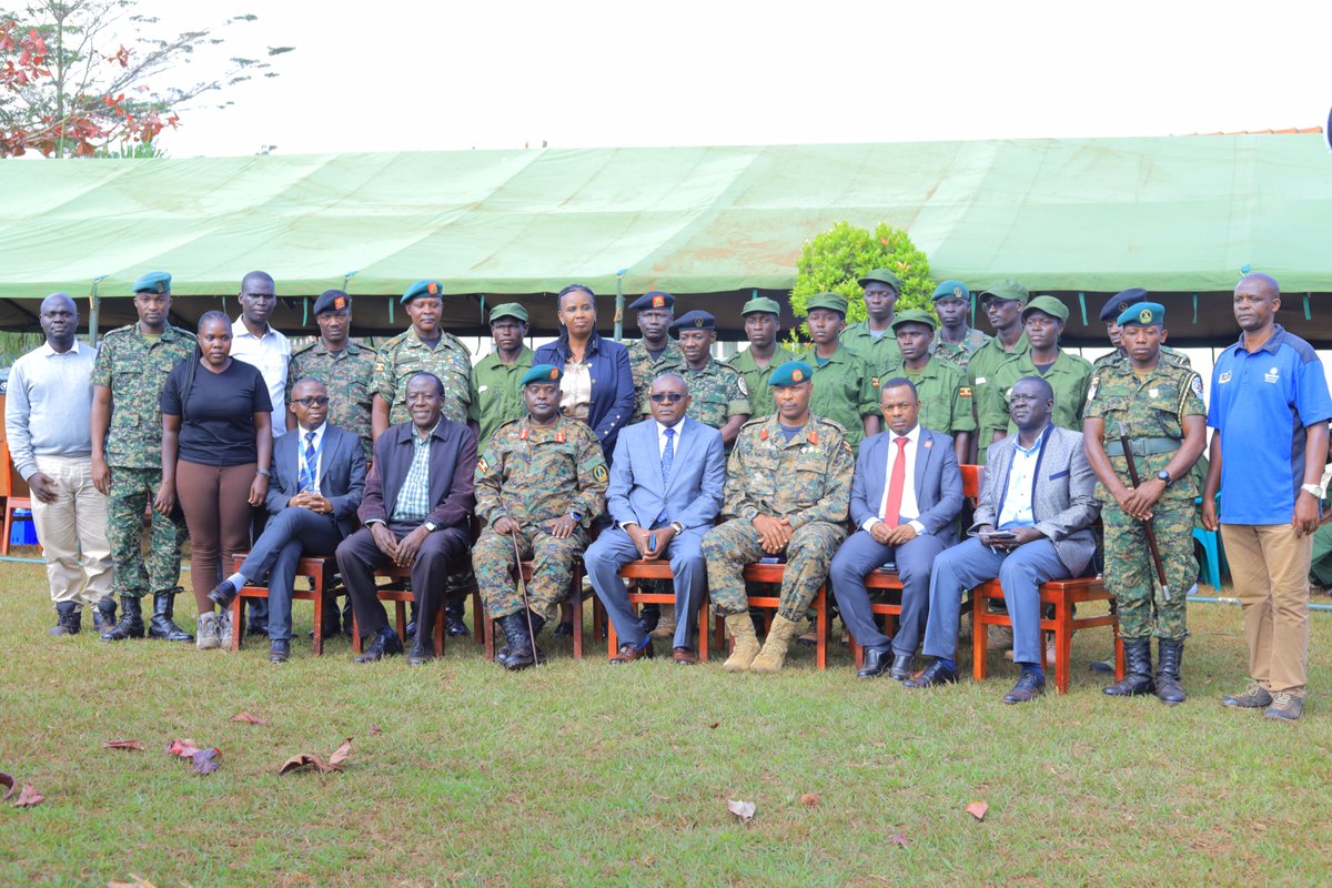 UhttiC41123's tweet photo. 54 tourism students of Uganda Hotel and Tourism Training Institute (UHTTI) were on Tuesday, August 13th, 2024  passed out after completing a three-weeks paramilitary training course at the Non-Commissioned Officers Academy (NCOA), Gaddafi Barracks. https://t.co/fF0J17flNK