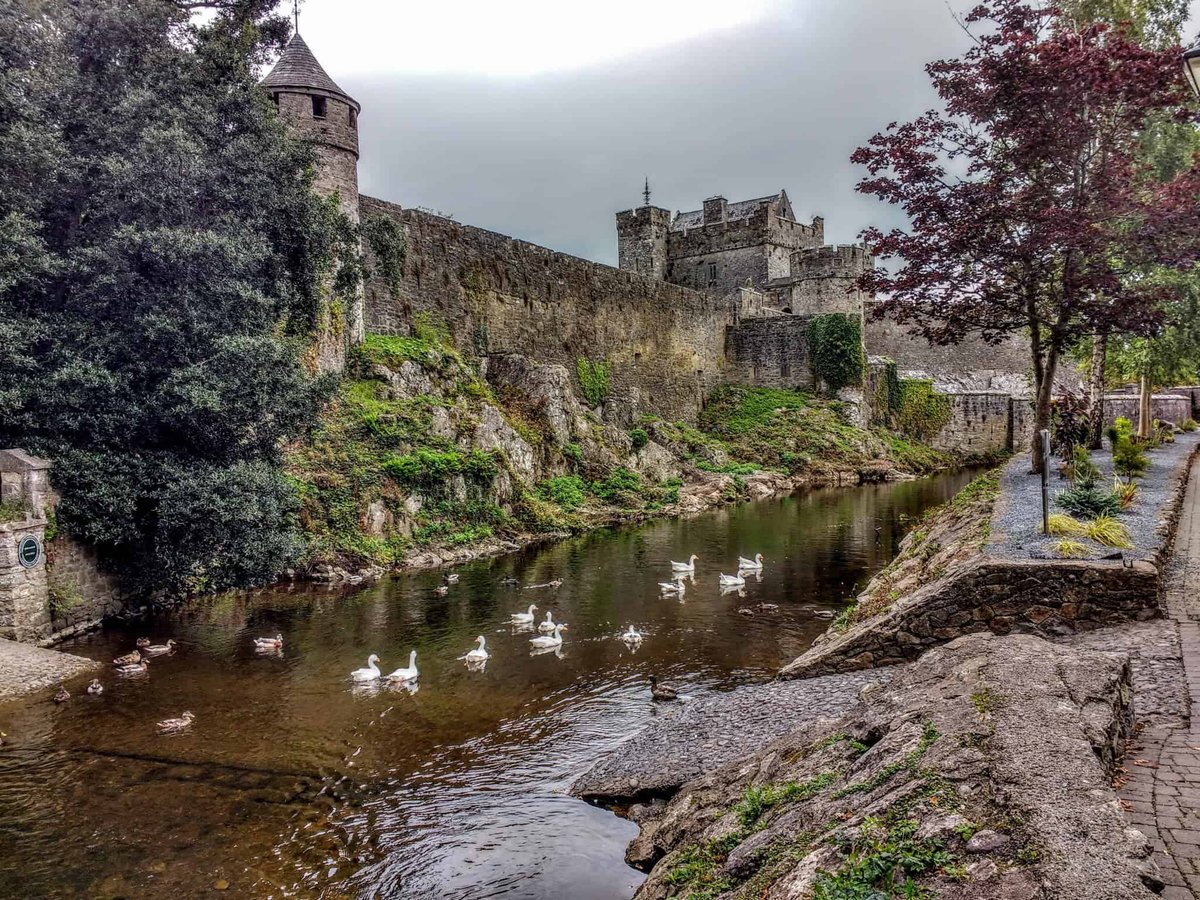 Lazy day alongside Cahir Castle. County Tipperary, Ireland, NMP.