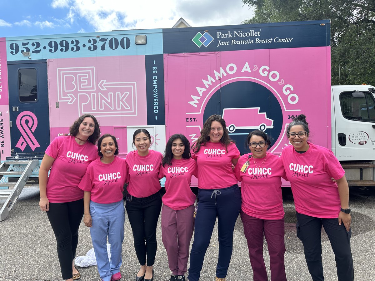 CUHCC recently hosted the Mobile Mammogram Van from Park Nicollet Health Services, offering essential breast cancer screenings to our patients. Mark your calendars for our next screening event on October 24th!